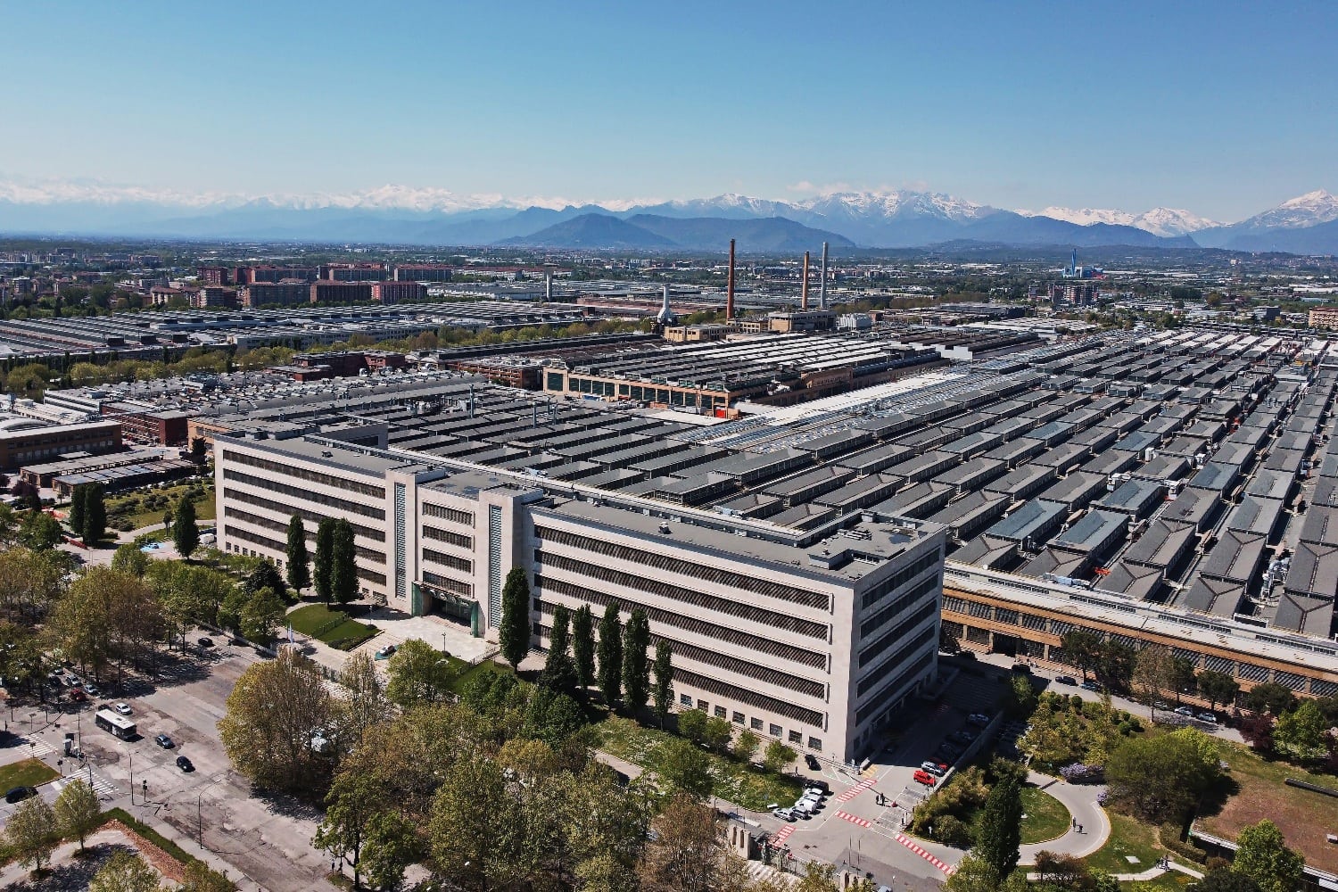 L'usine Mirafiori, en Italie