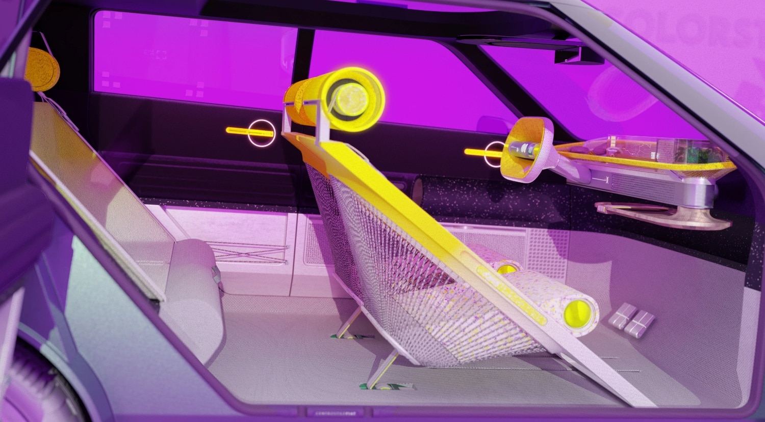 L'intérieur du concept Fiat « City Car »