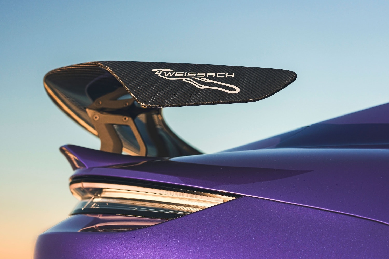 L'aileron arrière du Taycan Turbo GT avec pack Weissach