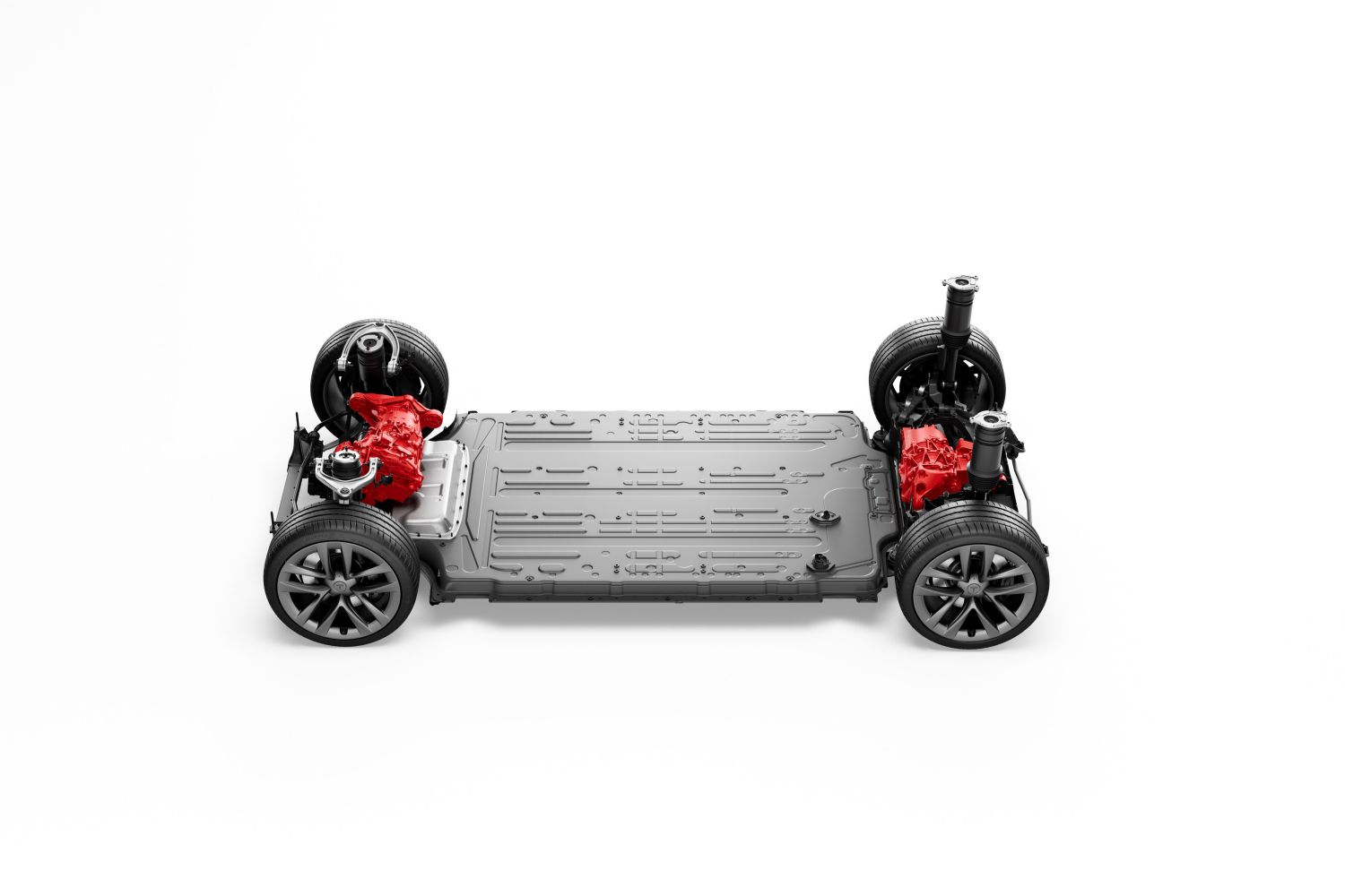 La Tesla Model 2 aura une configuration différente de la plateforme Model S représentée ici