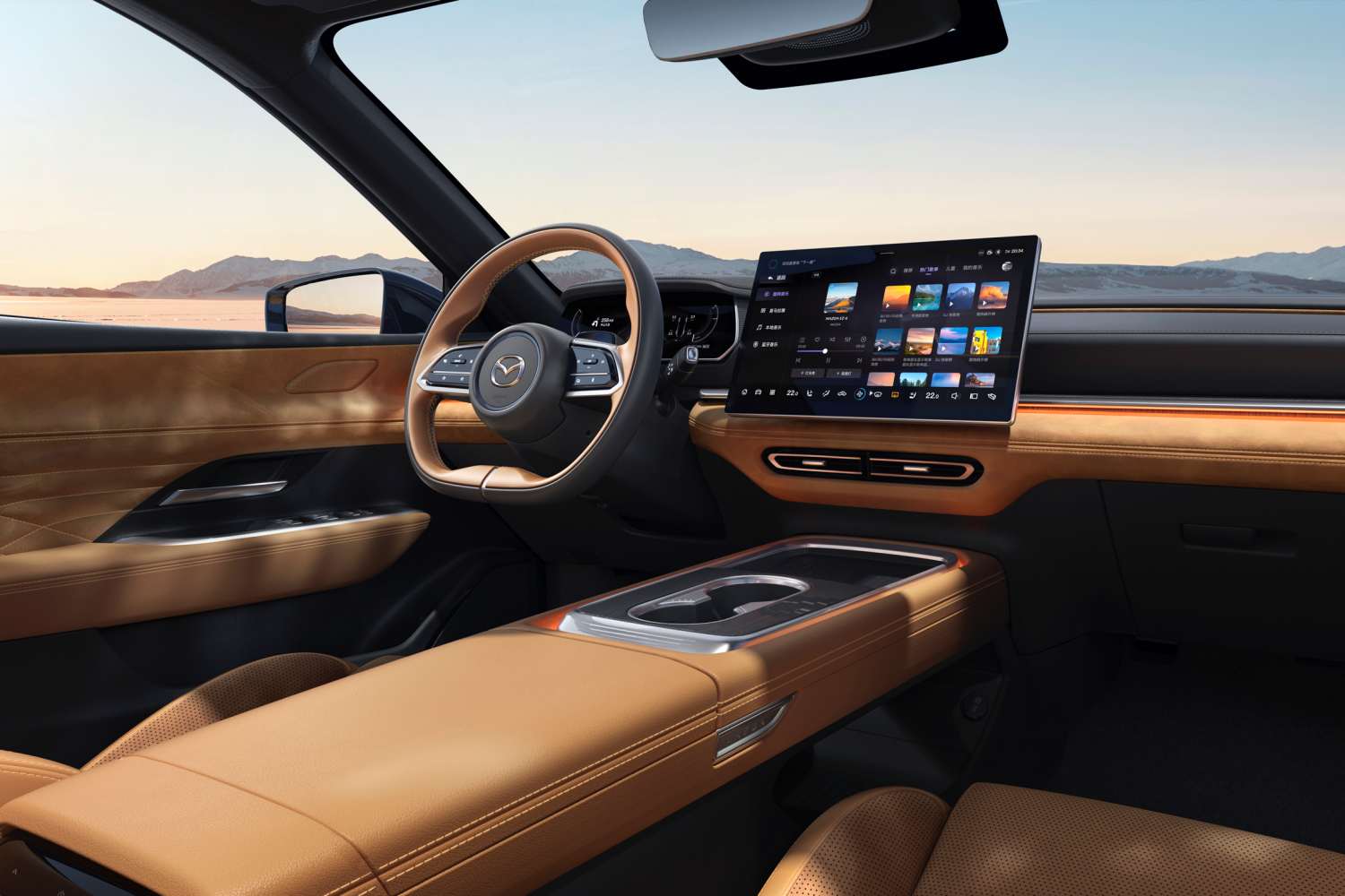 L'intérieur de la Mazda EZ-6