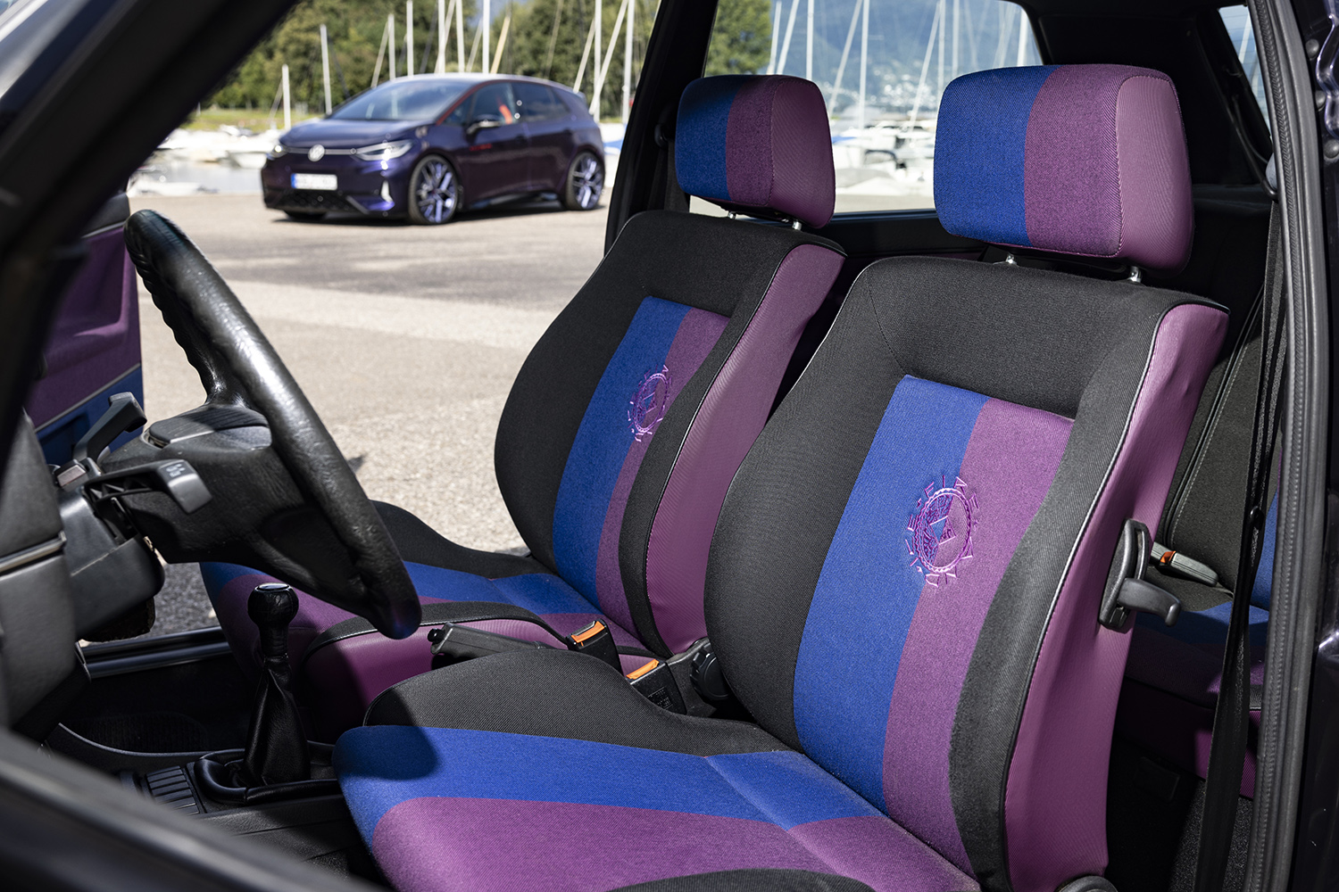 Les sièges du Fire and Ice original, basés sur la Golf MK2