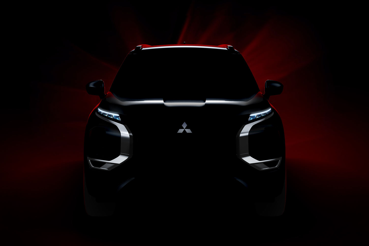 Prévu pour octobre. Mitsubishi dévoile une nouvelle image de l'Outlander PHEV Le dernier teaser du prochain Mitsubishi Outlander PHEV