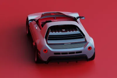 2024 Bertone Runabout Barchetta - arrière