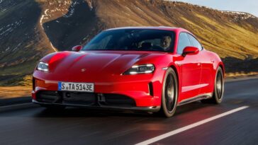 La Porsche Taycan GTS développe 690 ch de puissance électrique