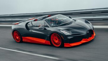 À 450 km/h, la Bugatti Mistral est officiellement la voiture à toit ouvert la plus rapide jamais conçue