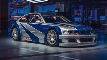 La BMW M3 GTR emblématique la plus recherchée par NFS est désormais une pièce de musée