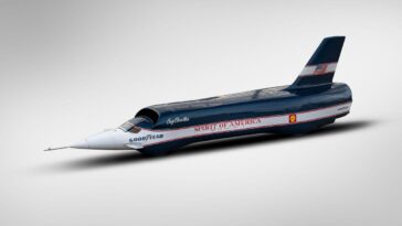 Vous pourriez posséder votre propre voiture de record de vitesse terrestre Vous pourriez posséder votre propre voiture de record de vitesse terrestre