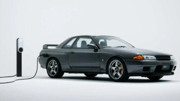 Nissan a échangé une R32 Skyline GT-R contre un véhicule électrique