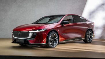 La Mazda 6e est une 6 électrique à propulsion arrière pour l’Europe