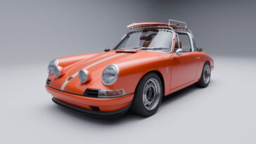 La Porsche 912 Targa restaurée de Kamm pèse moins de 800 kg