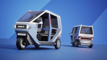 Hyundai révèle une version électrique futuriste du tuk-tuk