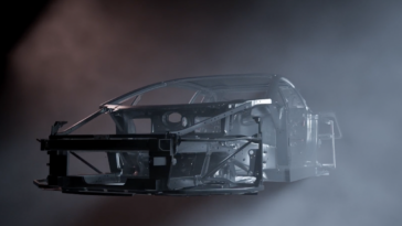 Regardez le Frame spatial de Lamborghini Temerario dans toute sa gloire en métal nu