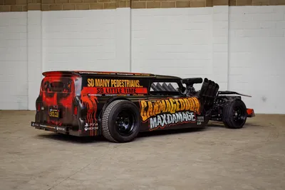 Carmageddon personnalisé Chevrolet C10 - arrière