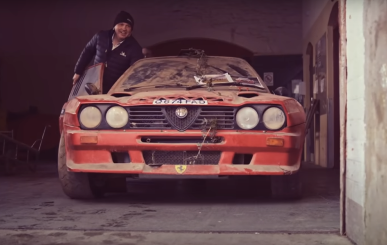 La voiture de rallye Alfa Romeo alimentée par Ferrari voit la lumière du jour après 28 ans La voiture de rallye Alfa Romeo alimentée par Ferrari voit la lumière du jour après 28 ans