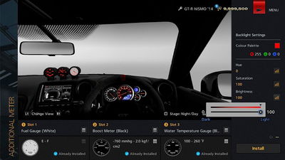 Gran Turismo 6, personnalisation intérieure