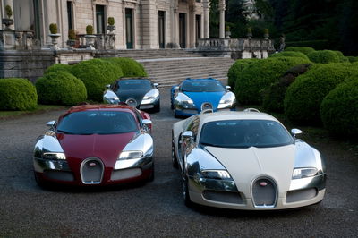 Bugatti Veyron Villa d'Este éditions spéciales