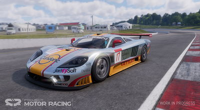 Capture d'écran du projet de course automobile