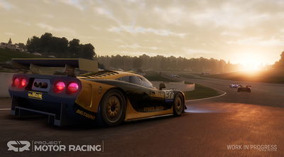 Capture d'écran du projet de course automobile