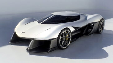 C'est à quoi ressemble une corvette électrique conçue par les Britanniques C'est à quoi ressemble une corvette électrique conçue par les Britanniques