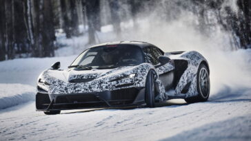 Découvrez le McLaren W1 qui se répercute dans l'Arctique