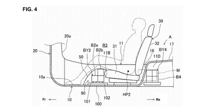 Dessin de brevet mazda