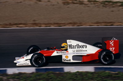 Honda vous vendra des morceaux d'Ayrton Senna V10 Ayrton Senna conduisant le McLaren MP4 / 5B | Images XPB