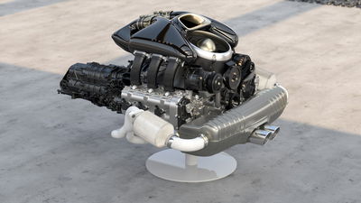 Porsche 911 Carrera Coupé repensée par Singer - Moteur