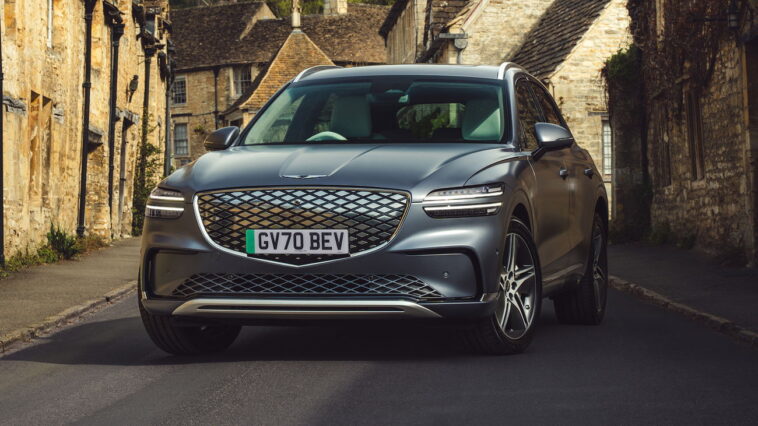 Genesis électrifié GV70 mis à jour sera mis en vente au Royaume-Uni Genesis électrifié GV70 mis à jour sera mis en vente au Royaume-Uni