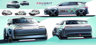 Skoda Favorit EV Concept et Original - Rally Versions