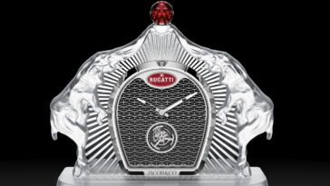 Le dernier Bugatti Tourbillon est à l'intérieur de cette horloge de 177 000 £