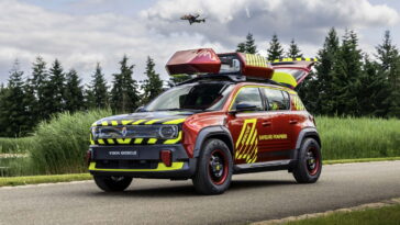 Le Renault 4 a été transformé en véhicule de sauvetage le plus mignon du monde