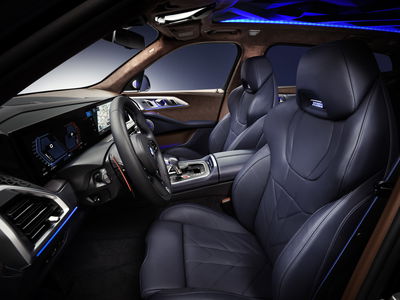 Étiquette BMW XM - intérieur