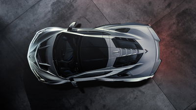 Chevrolet Corvette Zr1x - Vue du dessus