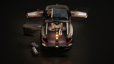 Bentley Exp 15 Concept - Overhead, portes ouvertes