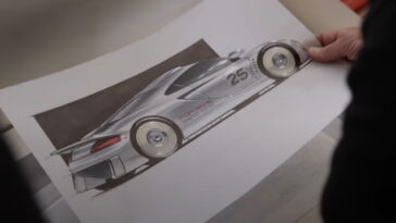 Early Porsche Carrera GT Sketch révèle ce qui aurait pu être