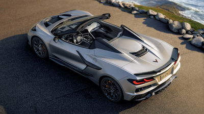 Chevrolet Corvette Zr1x Quali Silver Limited Edition - arrière