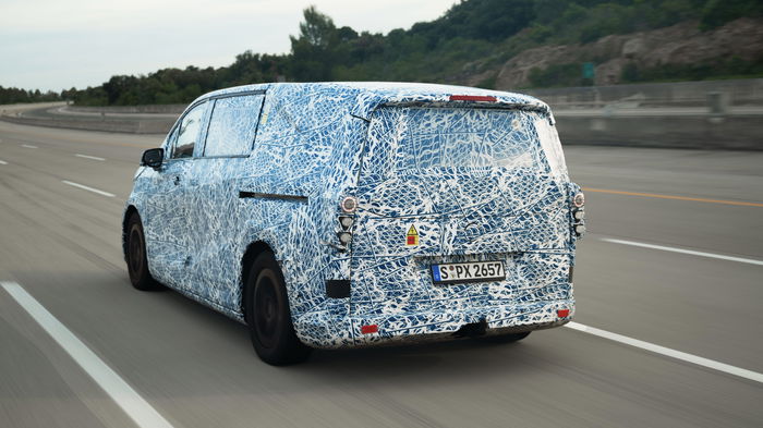 La Mercedes Vle pourrait être le transporteur le plus chic du monde Mercedes VLE Prototype - arrière