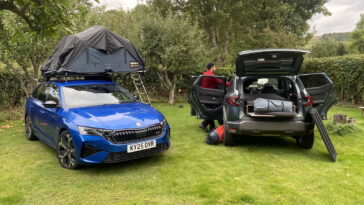 Rencontre de camping en voiture: Dacia Duster Sleep Pack vs Toit Tent