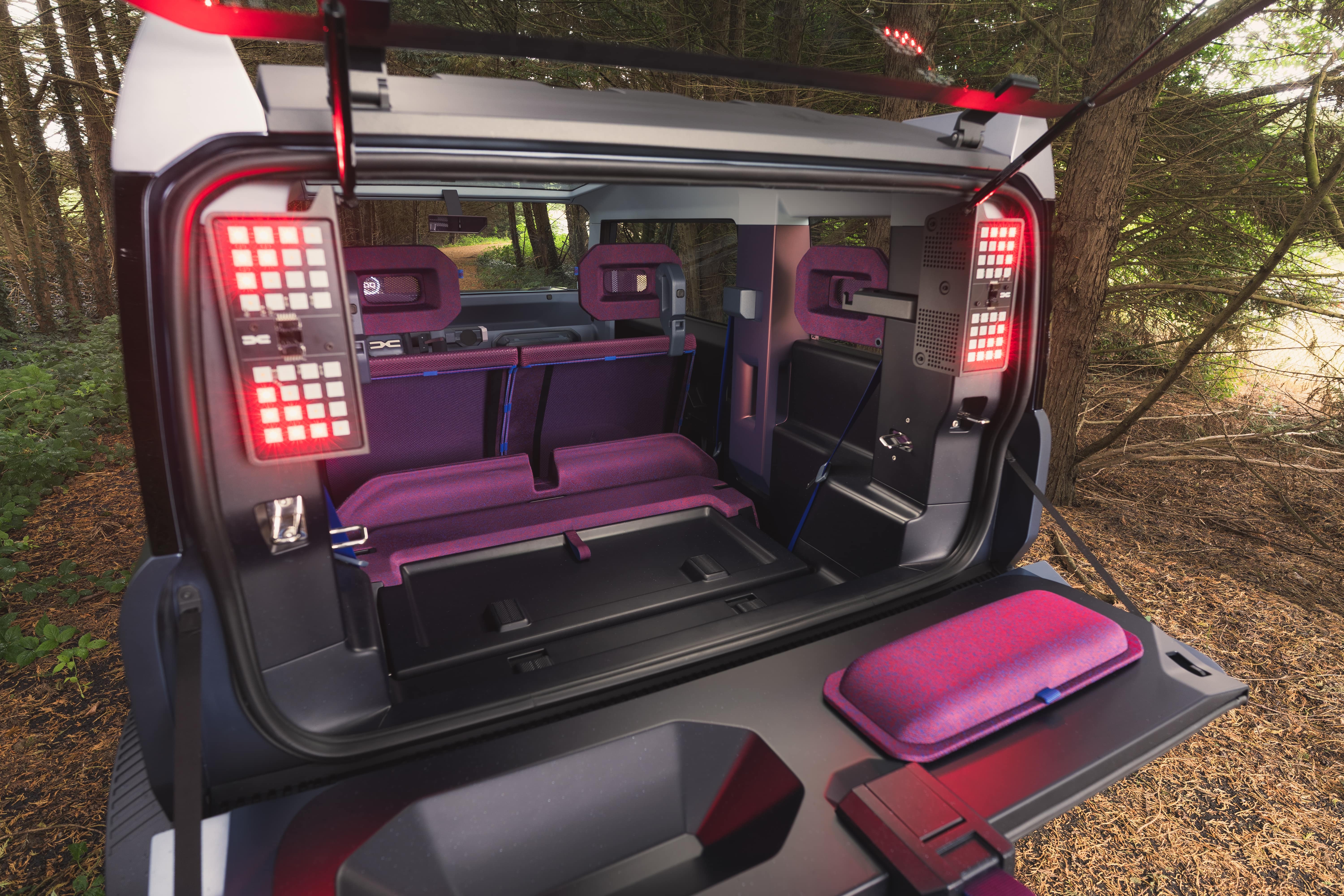 Le concept Dacia Hipster est une jolie petite boîte avec un grand but Dacia Hipster - arrière en gros plan