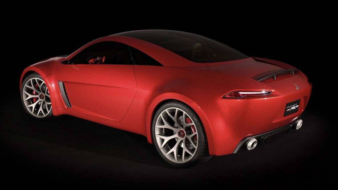 Le Mitsubishi Concept-RA était une vision oubliée d'une voiture de sport diesel Mitsubishi Concept-RA - arrière