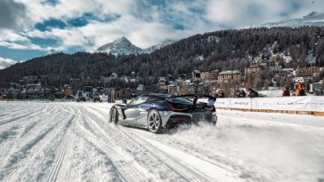 L'édition du fondateur de Rimac Nevera R livrée à Saint-Moritz
