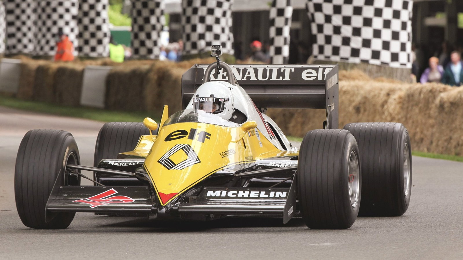 Voiture Renault RE40 F1 au Goodwood Festival of Speed ​​2025