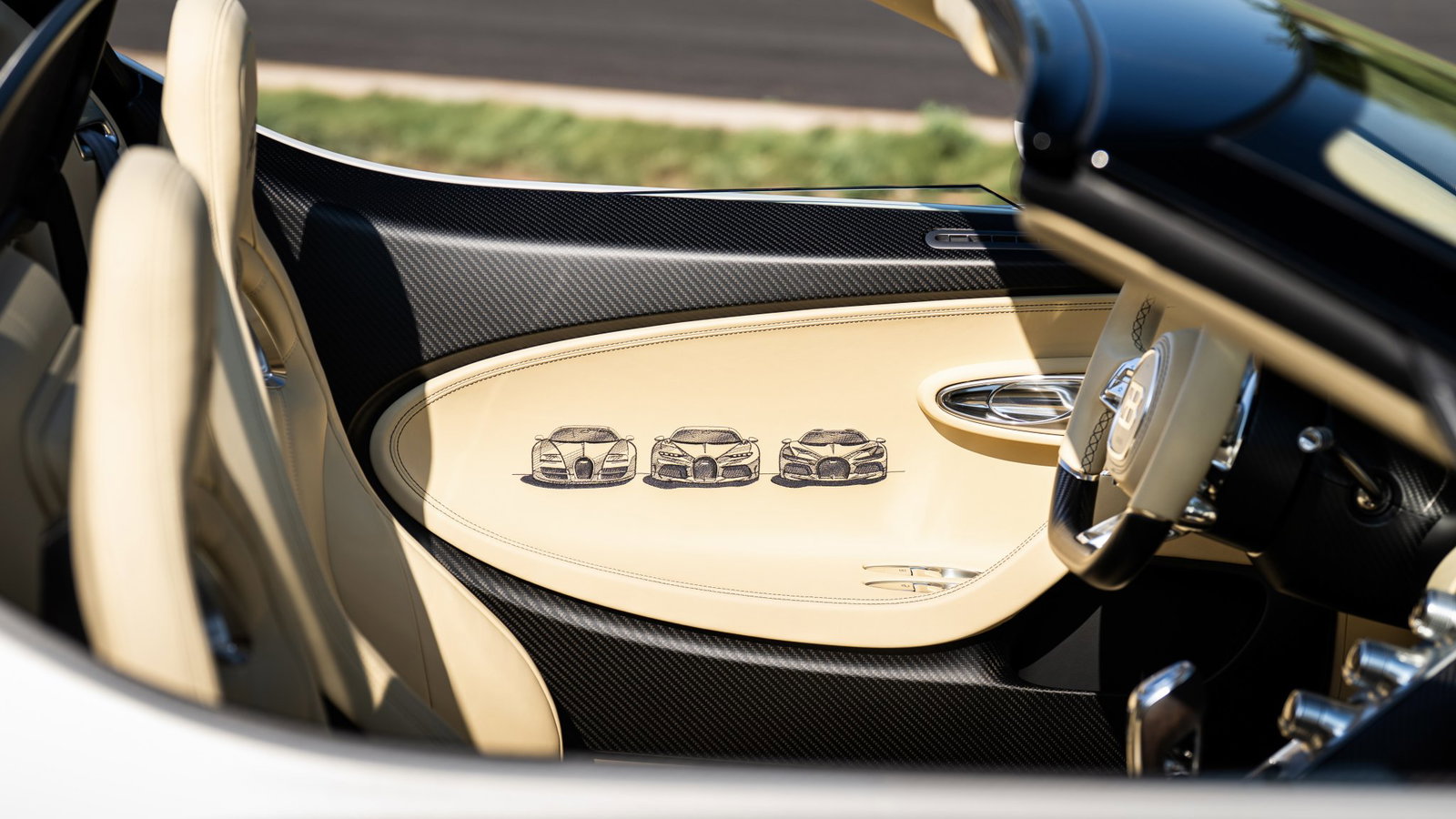 Bugatti Mistral finale - détail intérieur