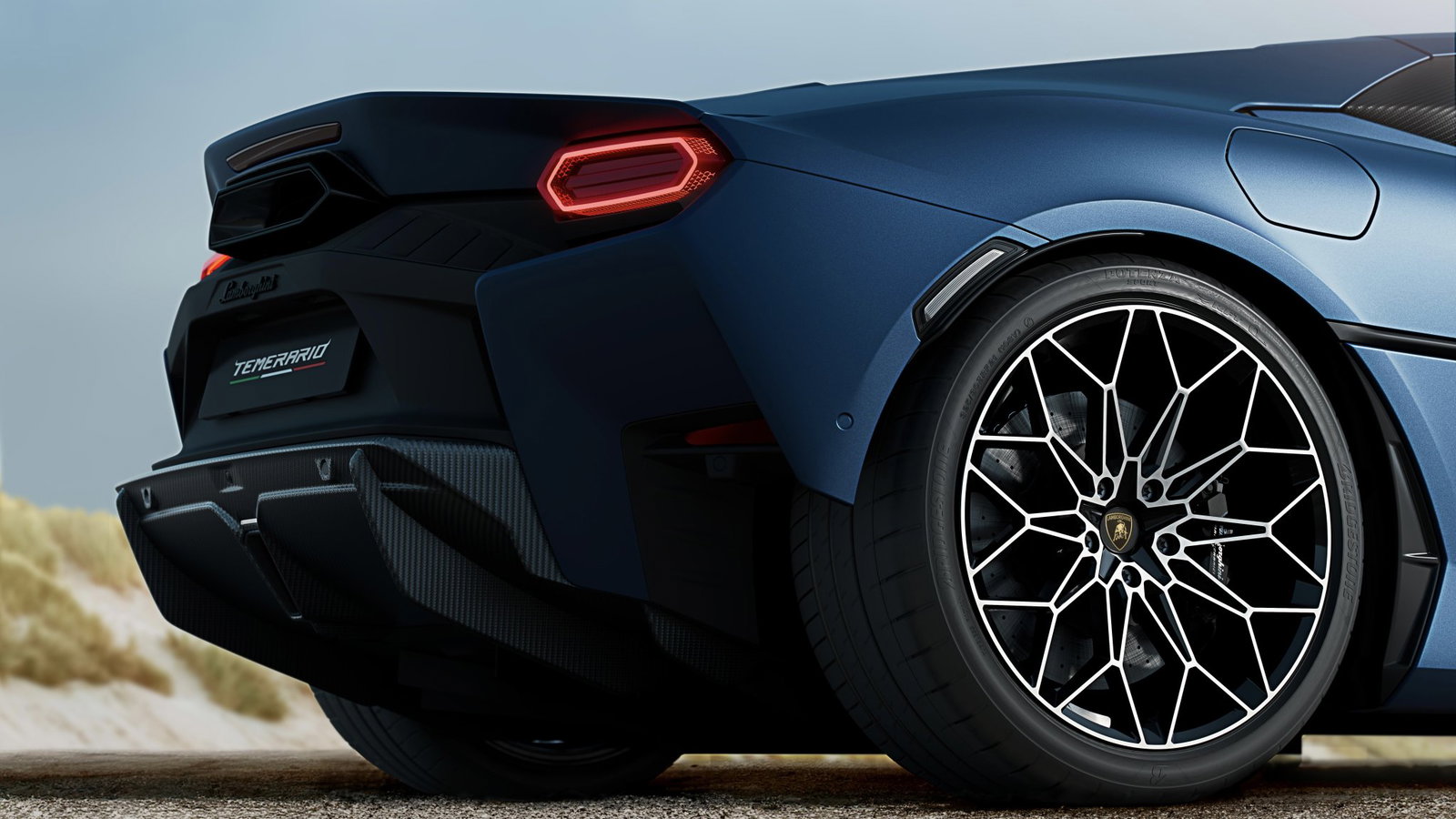 Lamborghini Temerario Boss sur le commutateur V8 et repoussant les limites de la puissance Lamborghini Temerario - détail arrière