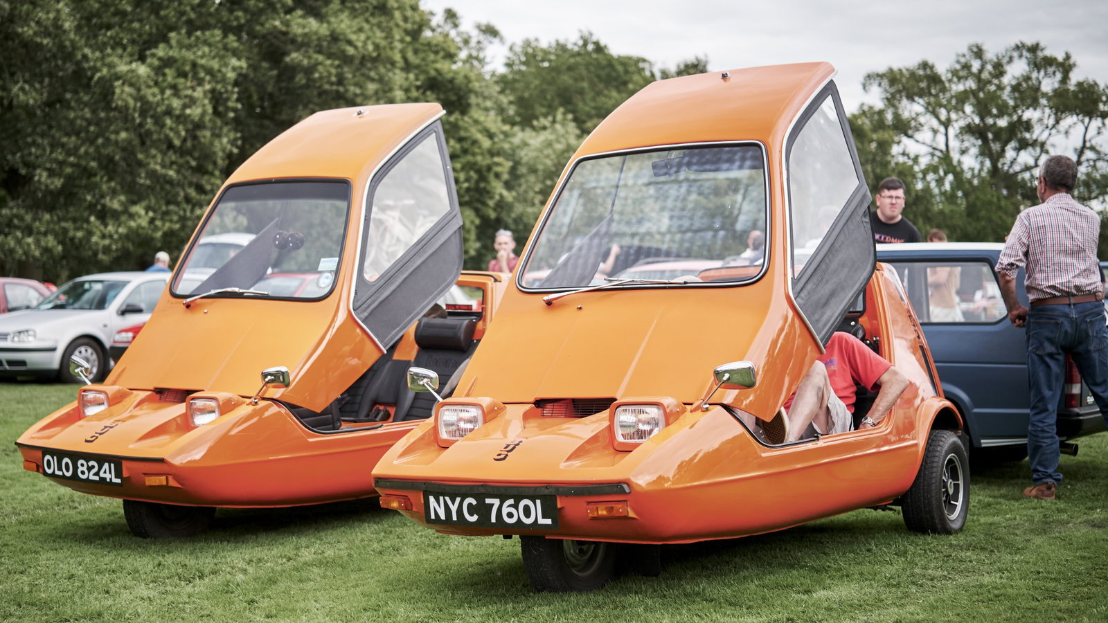 Exposition de voitures rares au Festival of the Unexceptional