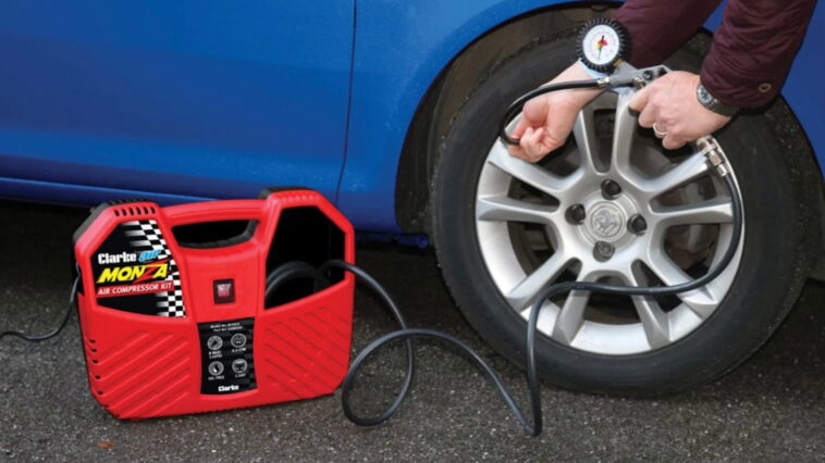 Le compresseur d'air portable Clarke Monza est parfait pour vous pomper Le compresseur d'air portable Clarke Monza est parfait pour vous pomper